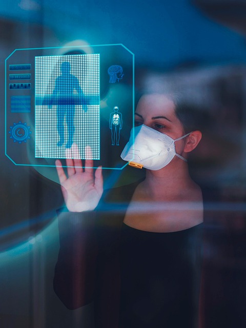 Smart lock technology specialist demonstrating digital access control panel